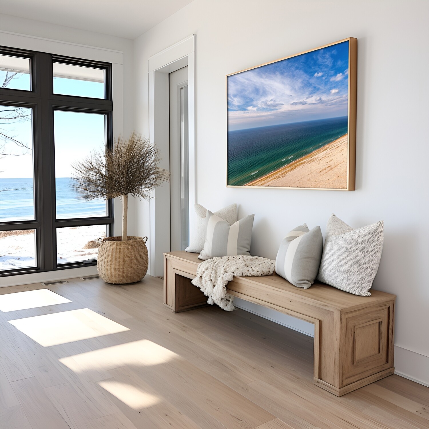 Fine Art Print - Lake Michigan &amp; Sleeping Bear Dunes Scenic View