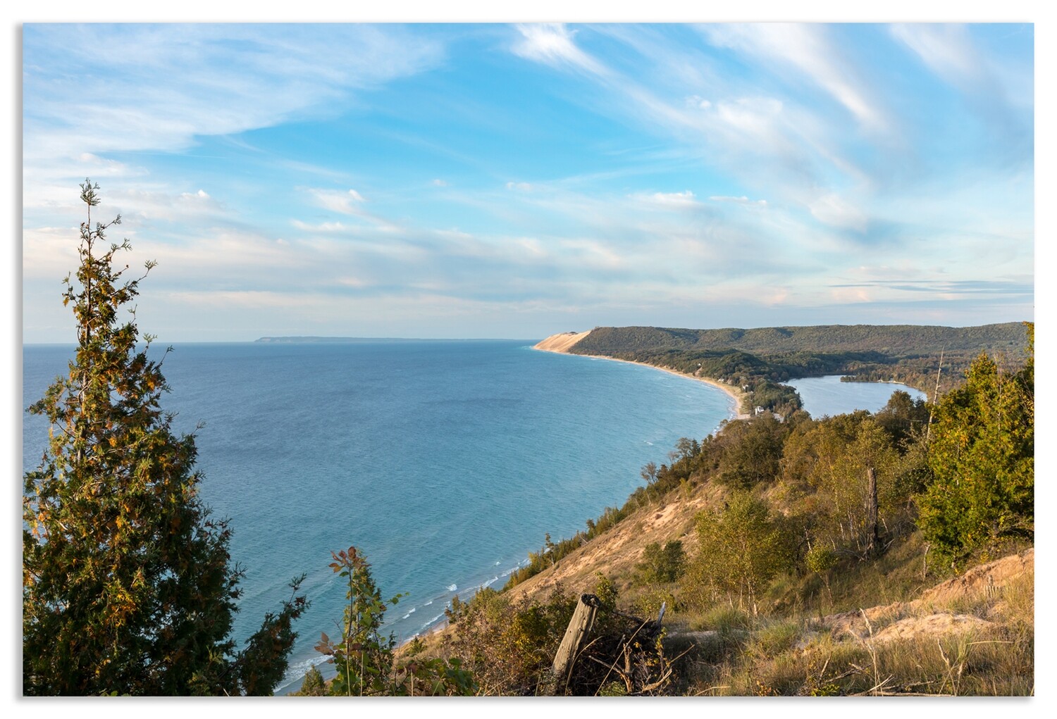 Fine Art Print - View of Lake Michigan over Empire and Sleeping Bear Dunes