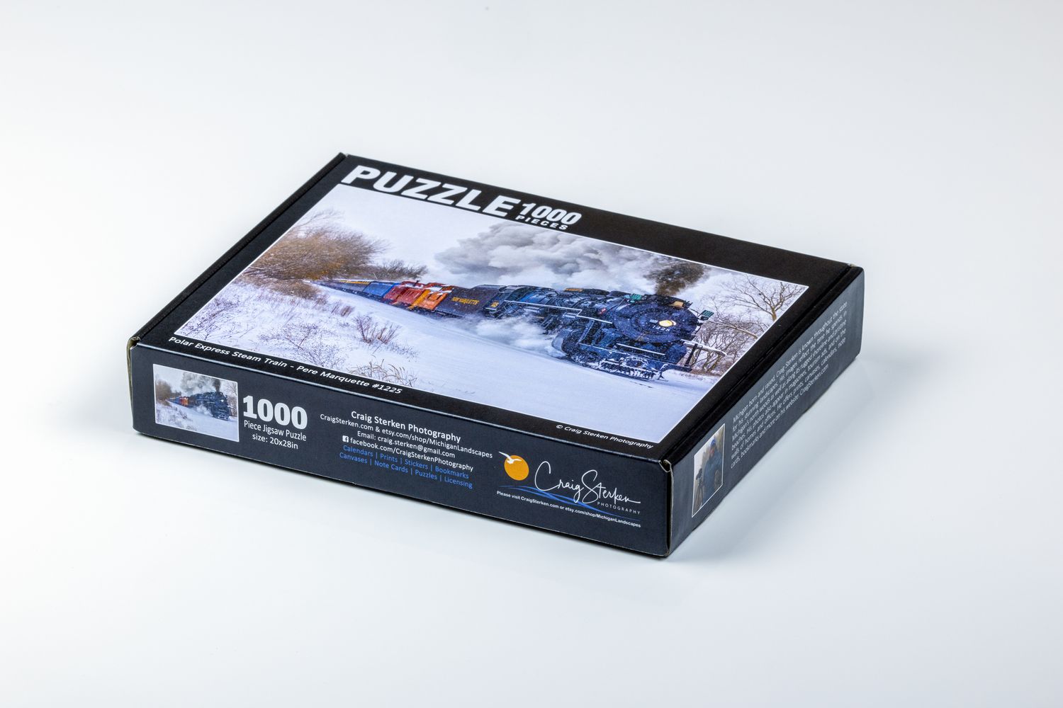 Polar Express Steam Train - Pere Marquette 1225 Jigsaw Puzzle