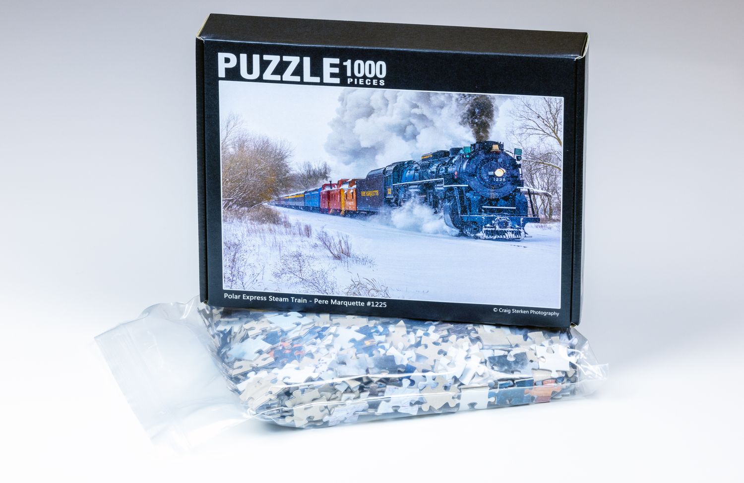 Polar Express Steam Train - Pere Marquette 1225 Jigsaw Puzzle