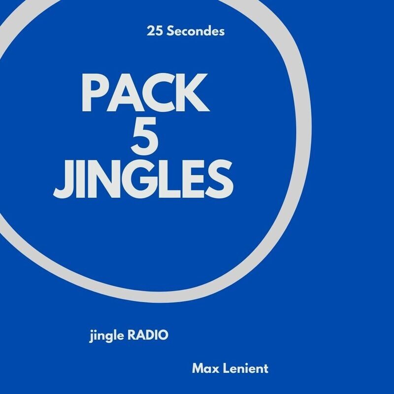 5 jingles  personnalisés à votre nom de radio ou djs