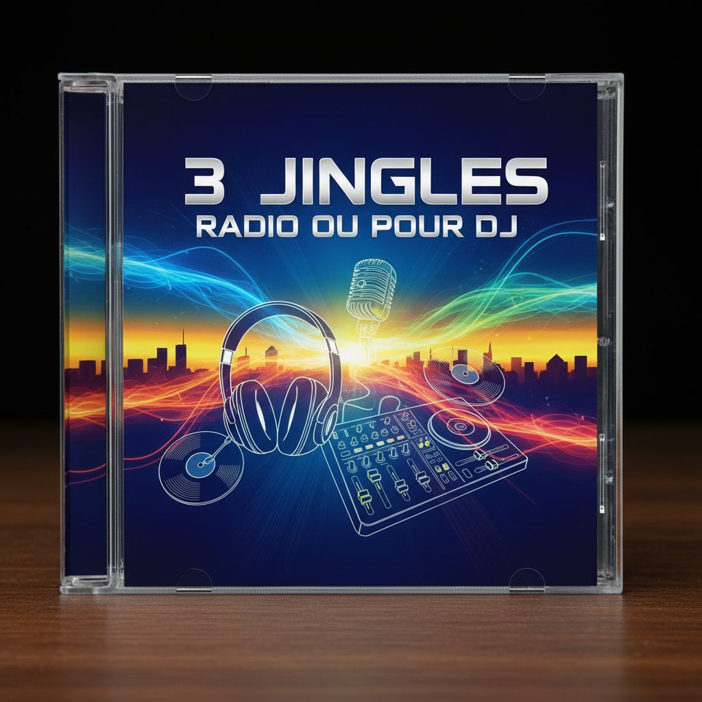 Pack Création de 3 Jingles Audio Personnalisés – Webradio, DJ, Podcast, YouTube