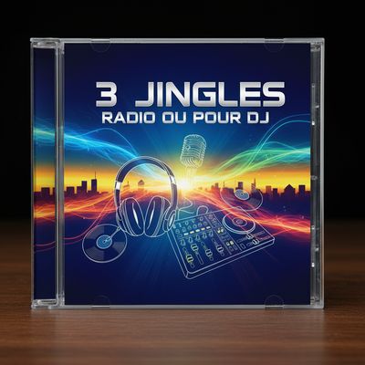 Pack Création de 3 Jingles Audio Personnalisés – Webradio, DJ, Podcast, YouTube