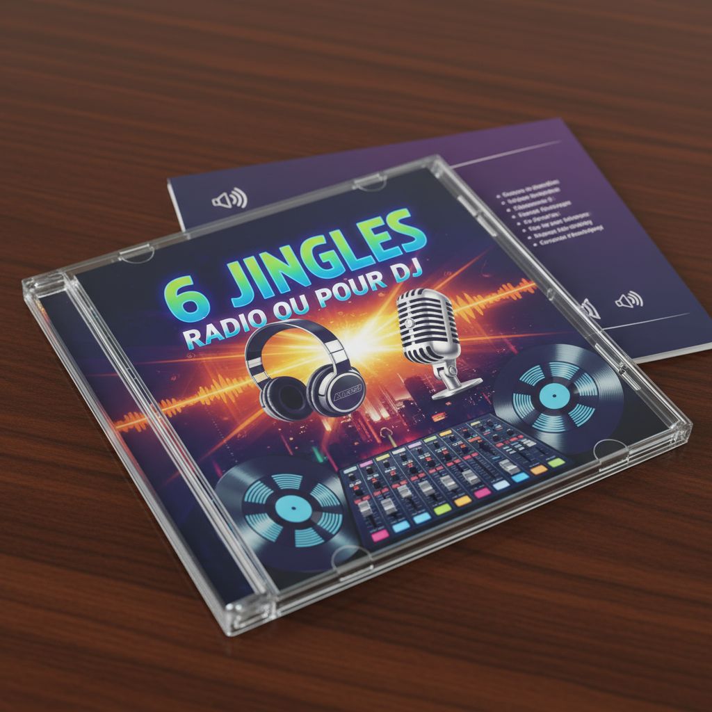 Pack Ultime de 6 Jingles Personnalisés pour Webradio, DJ, Podcast et Émissions