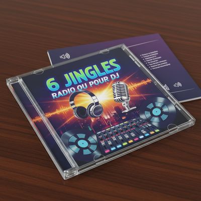 Pack Ultime de 6 Jingles Personnalisés pour Webradio, DJ, Podcast et Émissions