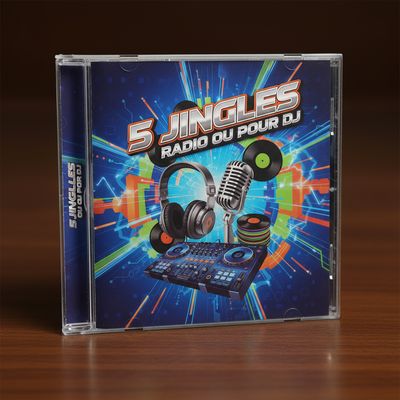 Pack Premium de 5 Jingles Personnalisés pour Webradio, DJ, Podcast et Émissions