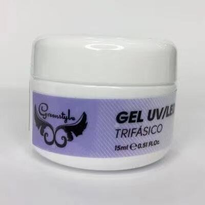 Gel Constructor UV Greenstyle 15ml Trifásico