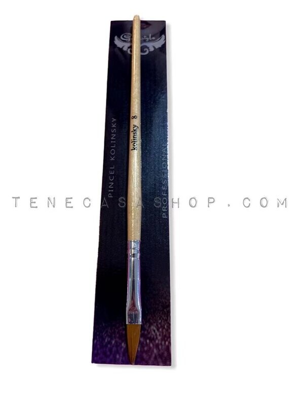 Pincel de Acrílico Mango Madera Kolinsky N8