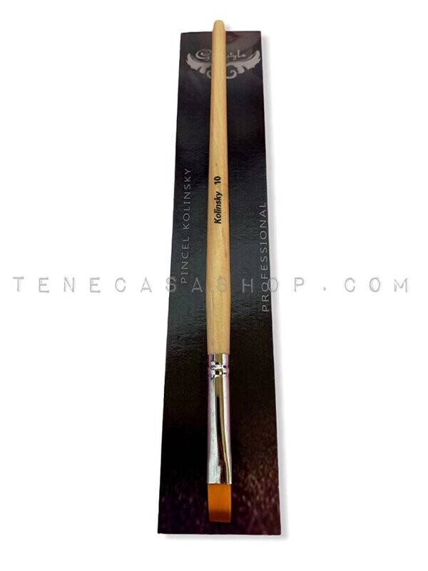 Pincel para Gel Mango Madera Kolinsky N10