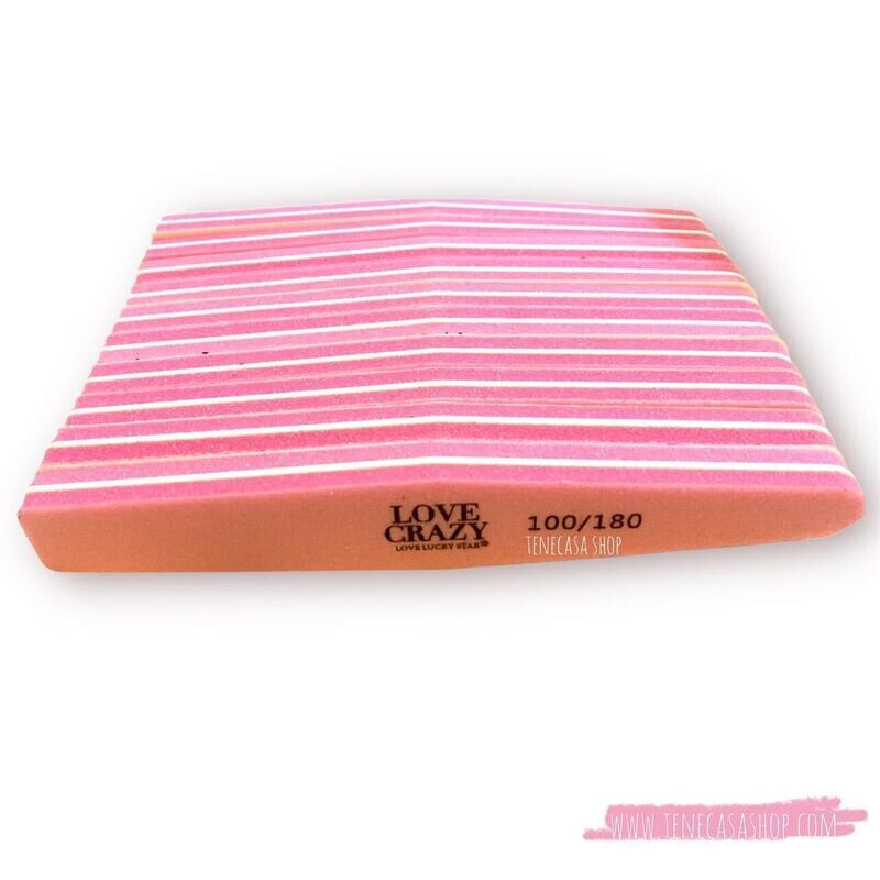 Pulidor (10u) Pulidor de dos fases en forma triangular 100/180 - rosa