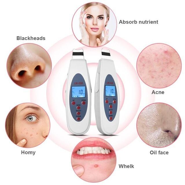 Peeling Ultrasonico Facial LCD LW006