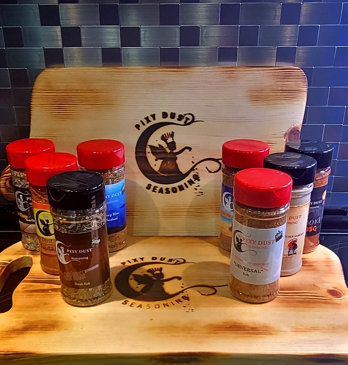 Hand made charcuterie board gift set