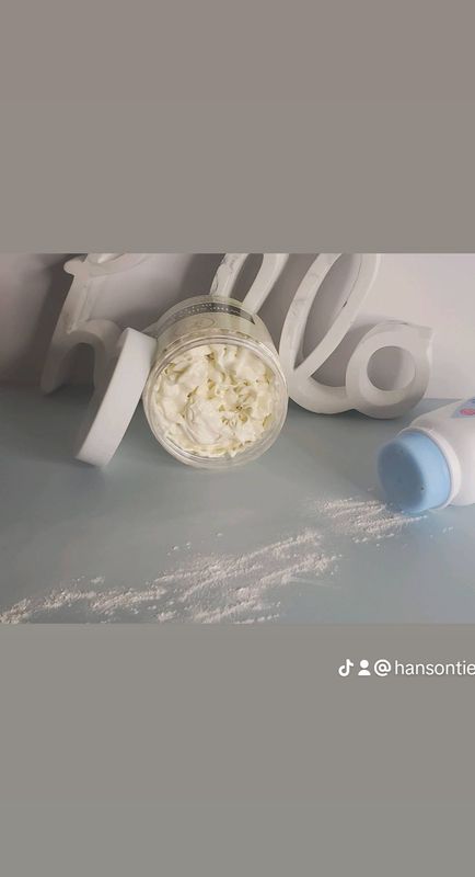 Body butter baby powder scent