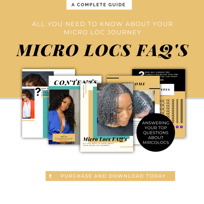 Micro Locs FAQ's: All you need to know about your micro loc journey