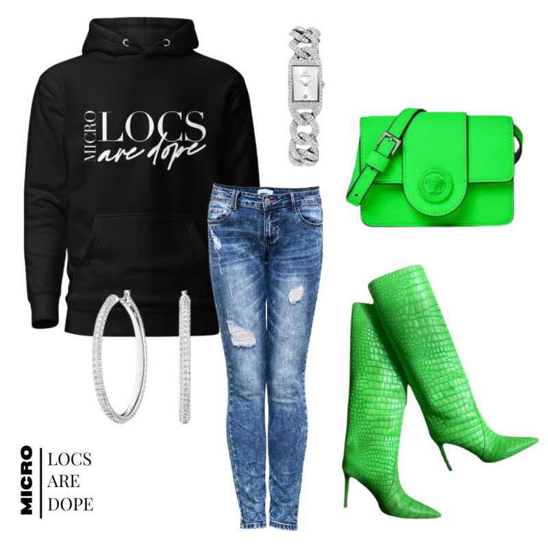Microlocs Are Dope Hoodie - Bold