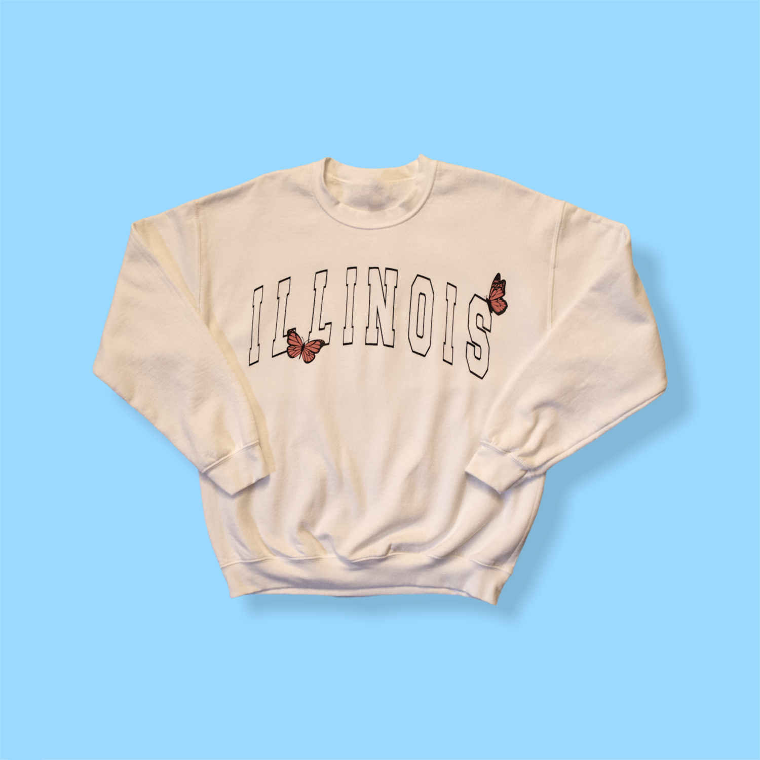 Illinois Butterfly Sweatshirt