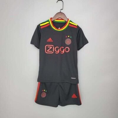 Ajax Bob Marley 2021-22 Third Soccer Jersey Set