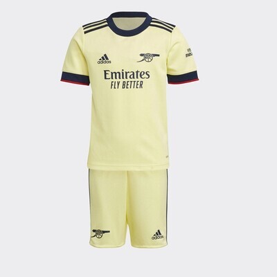 Arsenal 2021-22 Away Soccer Jersey Set