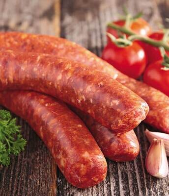 COOKING SPANISH CHORIZO SAUSAGES, GRIFFINS FAMILY BUTCHERS