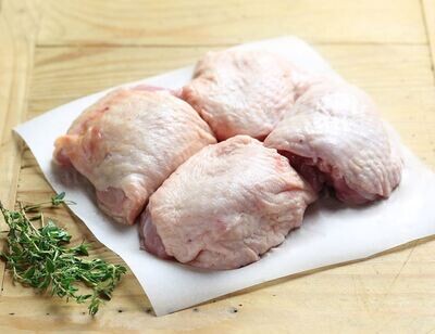 4 x FREE RANGE CHICKEN THIGHS, GRIFFINS FAMILY BUTCHERS