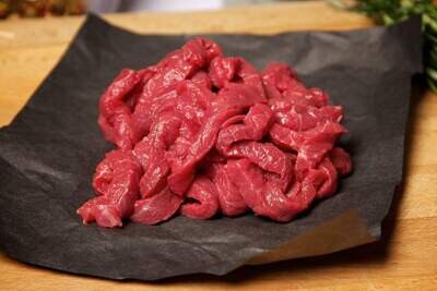 BEEF STRIPS, GRIFFINS FAMILY BUTCHERS