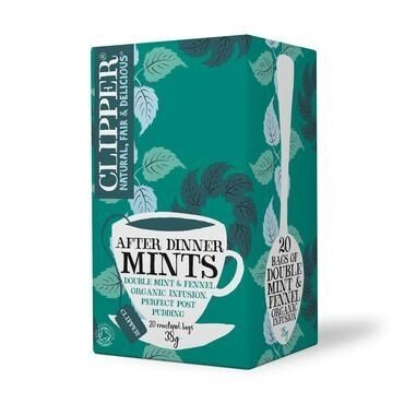 AFTER DINNER MINTS DOUBLE MINT INFUSION, CLIPPER TEAS