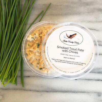 SMOKED TROUT PATÉ WITH CHIVES, BUTLER COUNTRY ESTATES