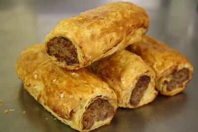 HOMEMADE LARGE SAUSAGE ROLLS, GRIFFINS FAMILY BUTCHERS