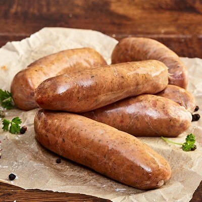 SMOKED MAPLE & CHILLI SAUSAGES, GRIFFINS FAMILY BUTCHERS