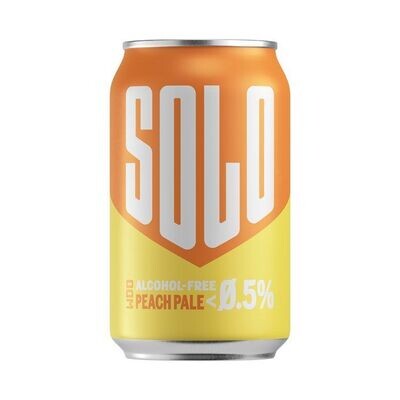 SOLO ALCOHOL-FREE PEACH PALE ALE, WEST BERKSHIRE BREWERY