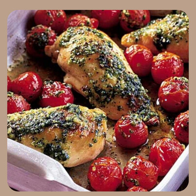 Pesto Chicken Traybake Recipe Kit for 2