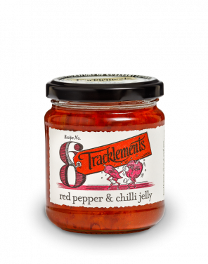 RED PEPPER & CHILLI JELLY, TRACKLEMENTS