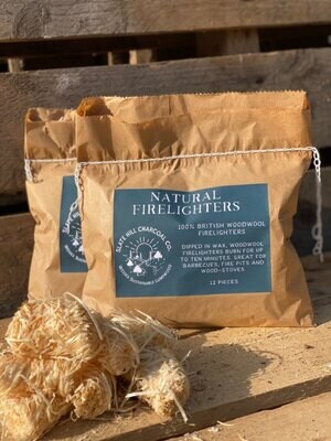 NATURAL FIRELIGHTERS, SLATE HILL CHARCOAL