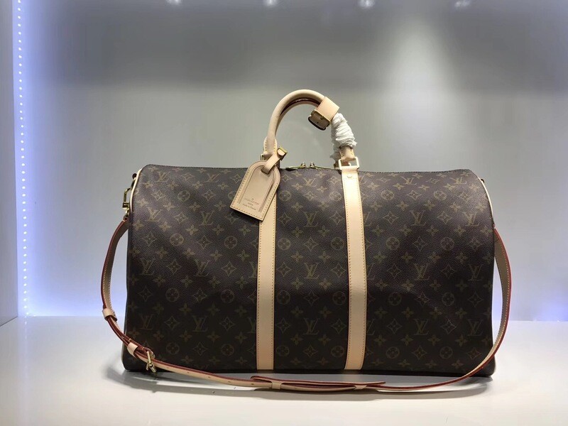Authentic Louis Vuitton LV Monogram Keepall 55 M41424