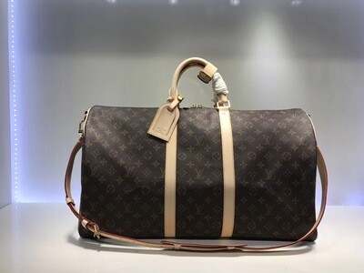 Authentic Louis Vuitton LV Monogram Keepall 55 M41424