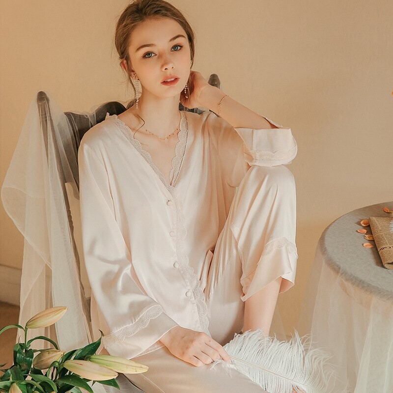 Lucia Cream Pyjamas