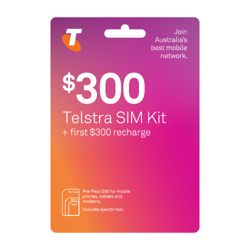 Telstra $300 Prepaid SIM Starter Kit