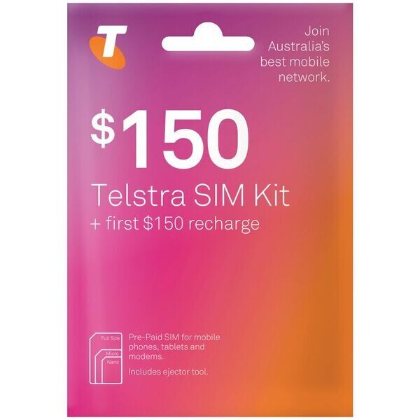 Telstra $150 sim card - 6 months