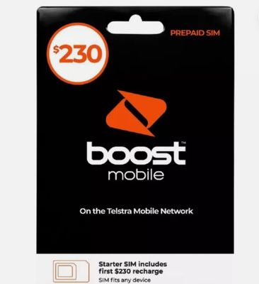 Boost $230 sim card