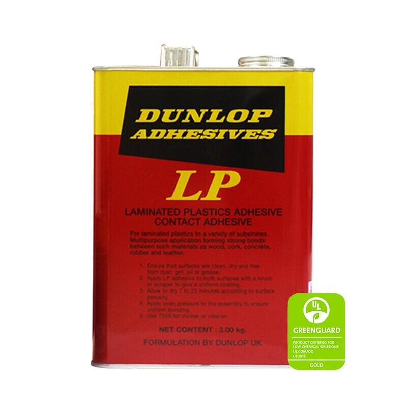 กาวยาง DUNLOP รุ่น LB  ขนาด 3 กก. สีแดง
