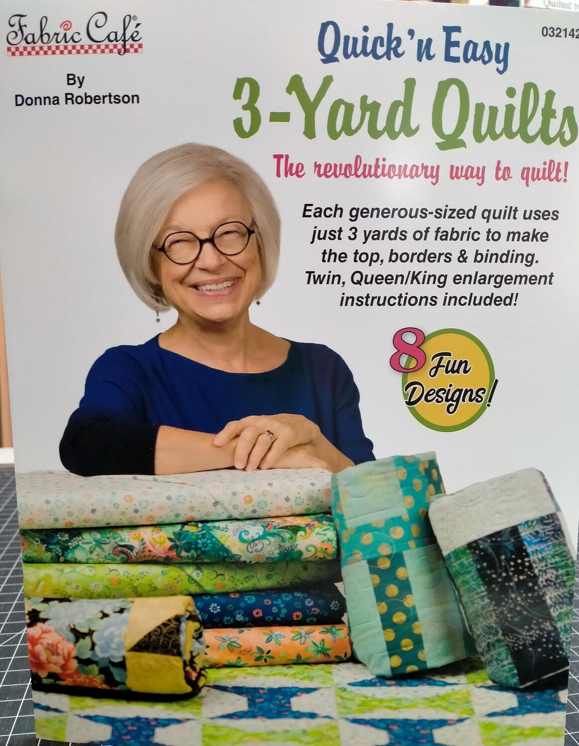 Quick n Easy 3 yard Quilts- Pre order
