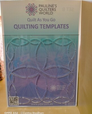 Quilt As You Go Quilting Templates Set B