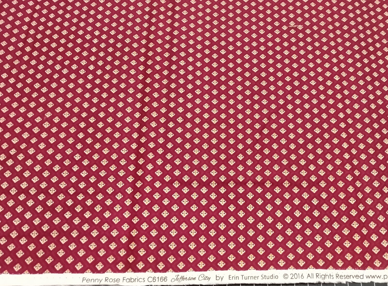 Jefferson City Burgundy Fabric