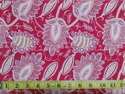 Ava Kate Paisley Fabric -End of Bolt