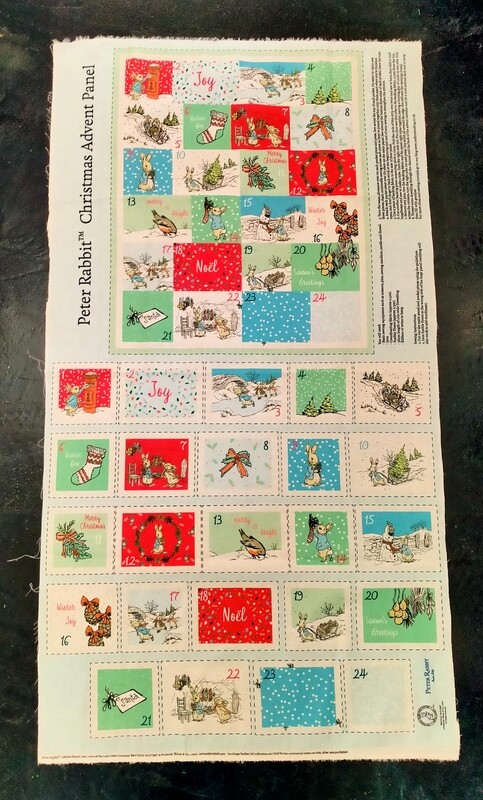 Peter Rabbit Christmas Advent Panel Peter Rabbit Christmas Advent Panel