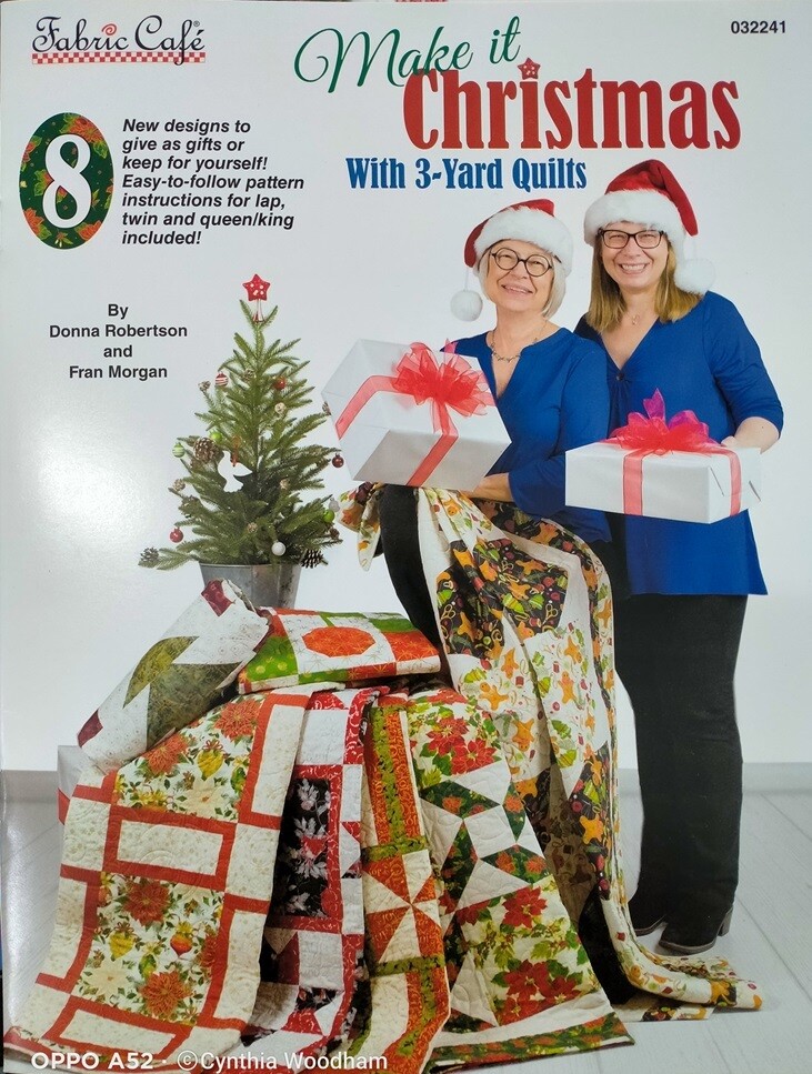 Make it Christmas with 3 yard Quilts
