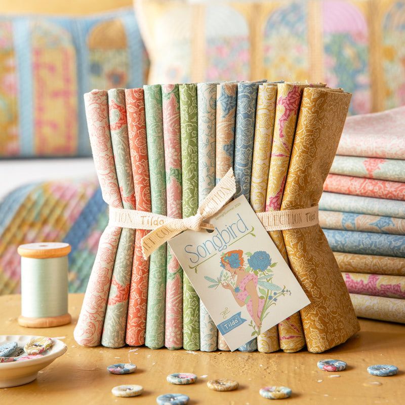 Tilda Songbird Lila & Stella Fat Quarter Bundle (Pre order)