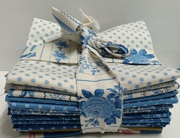 Tilda's Something Blue Coordinating Blenders Fat Quarter Bundle