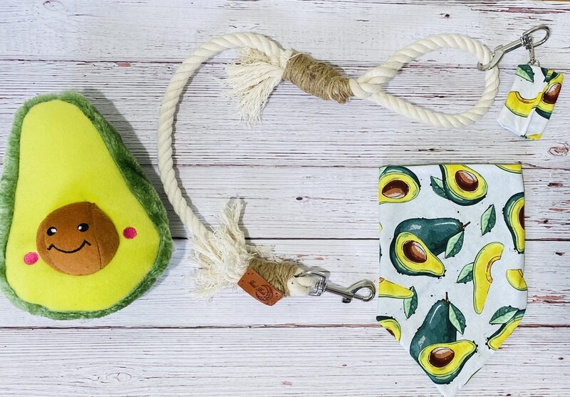 Avocado Cotton Rope Lead Set