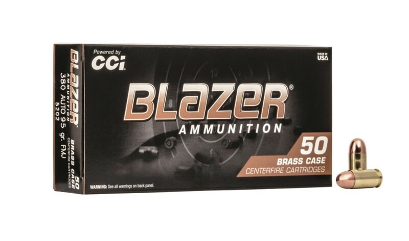 CCI Blazer Brass 380APC 95gr FMJ 50BOX